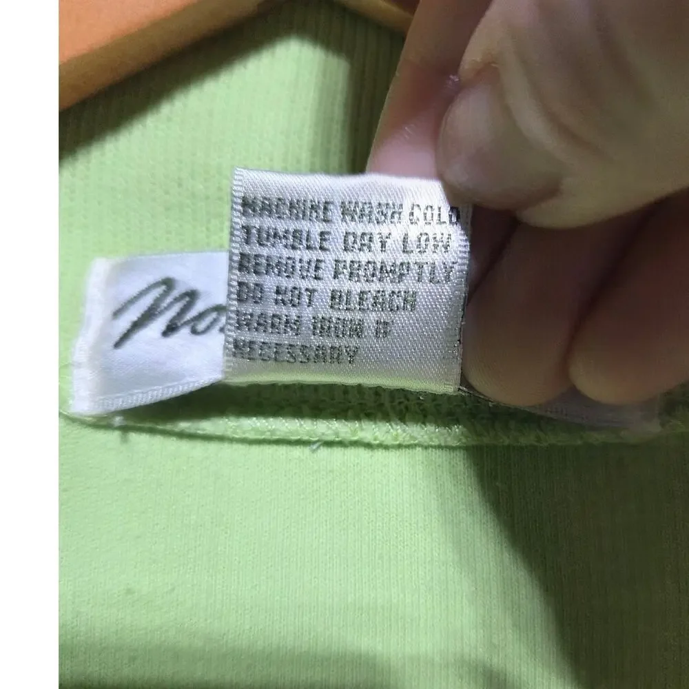 Norm Thompson Woman's Vintage Green Housecoat Robe Size 1X - Picture 7 of 7